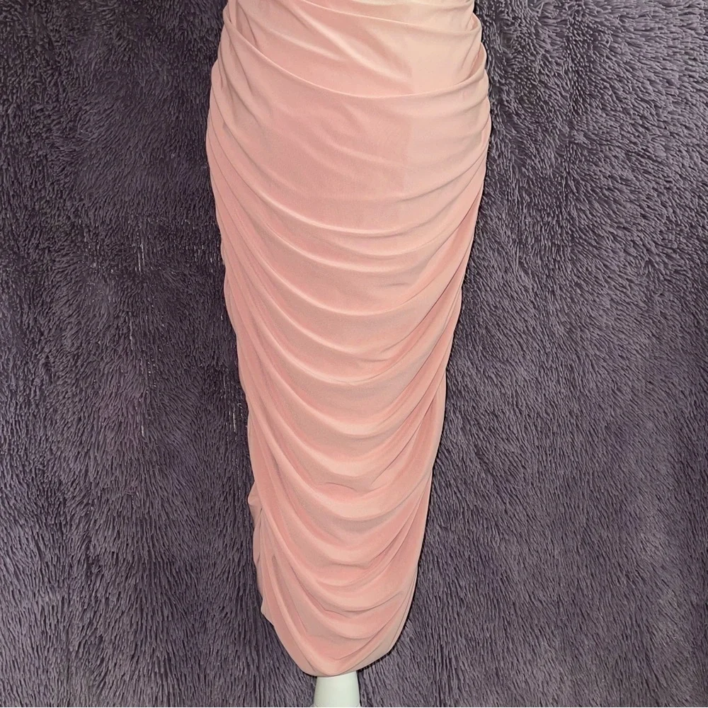 Fashion Nova V Neckline Ruched Sexy Dress